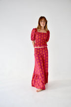 Top Casiopea Rouge Et Orange