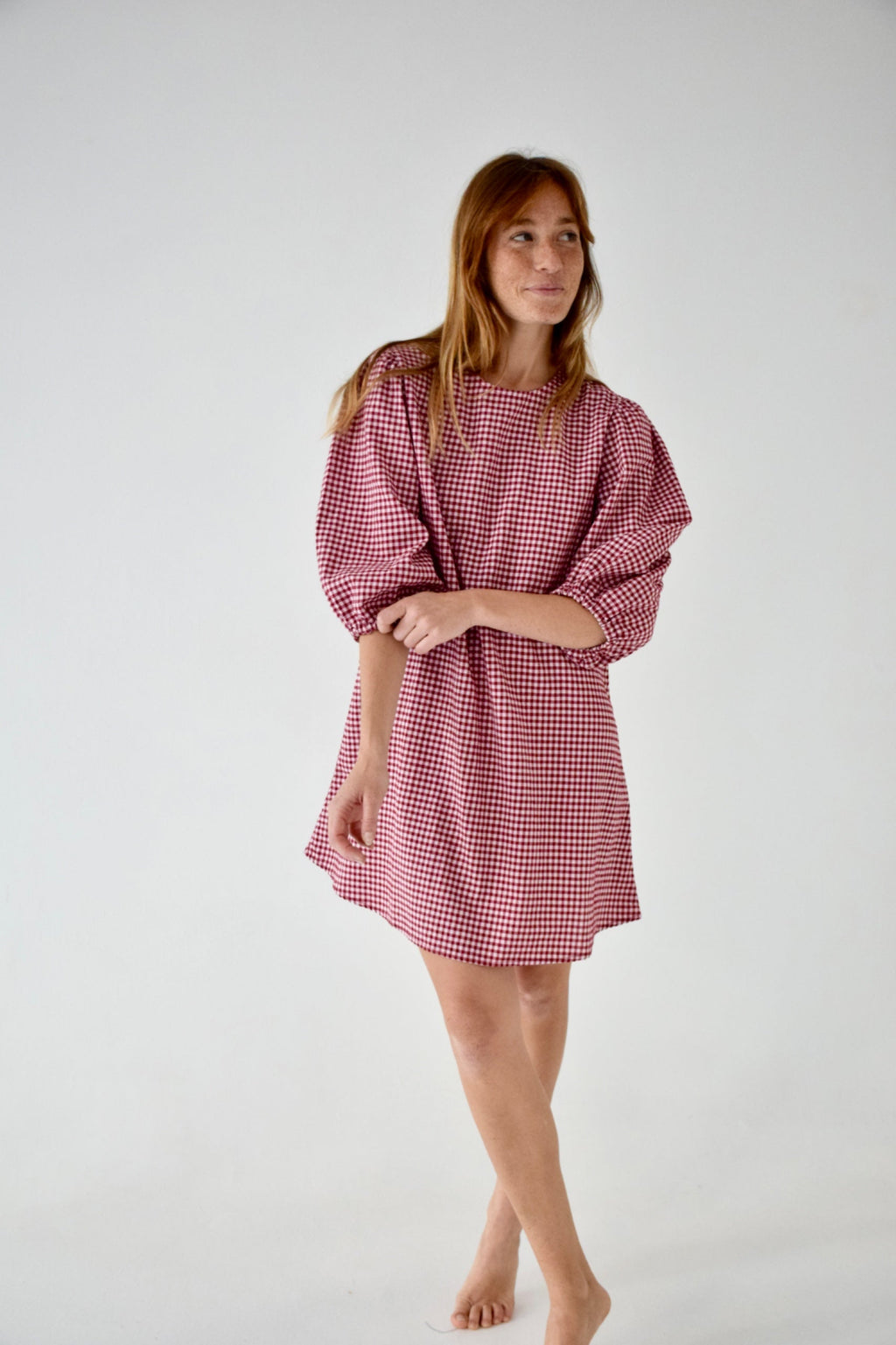 Robe Mirela Bordeaux
