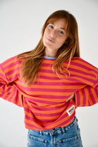 T-Shirt Núria Fuchsia Et Orange