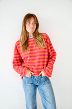 T-Shirt Núria Fuchsia Et Orange