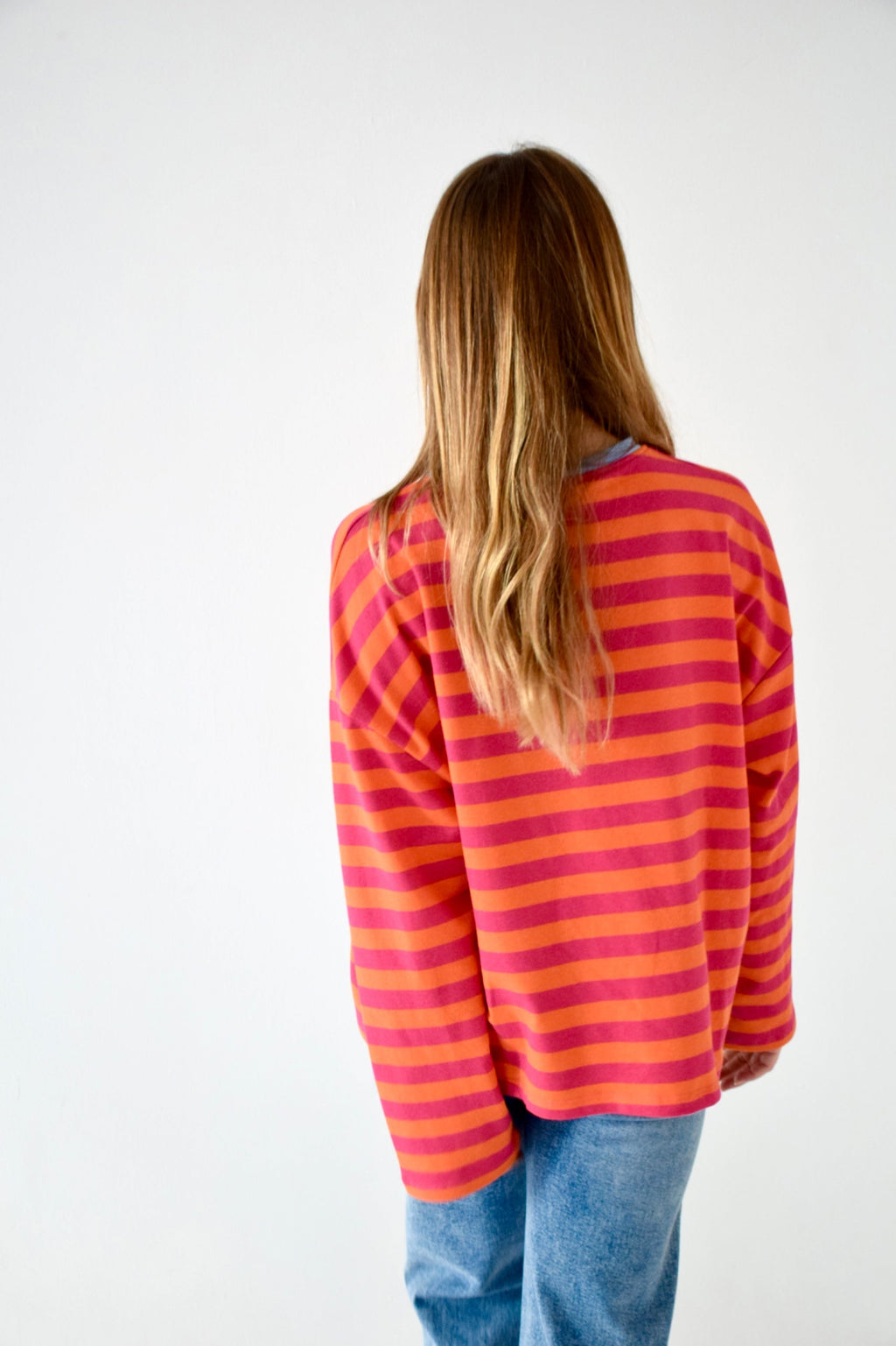 T-Shirt Núria Fuchsia Et Orange