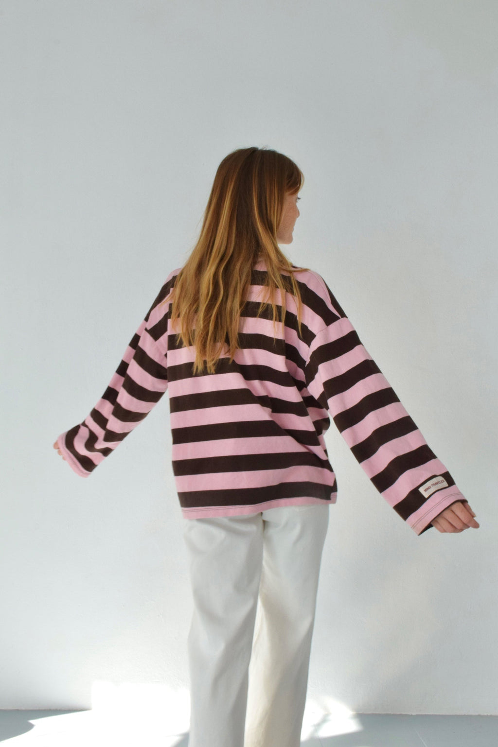 Polo Filipa Marron Et Rose