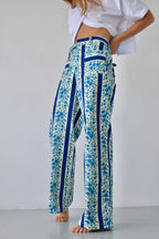 Jean Valeria Fleurs Bleu