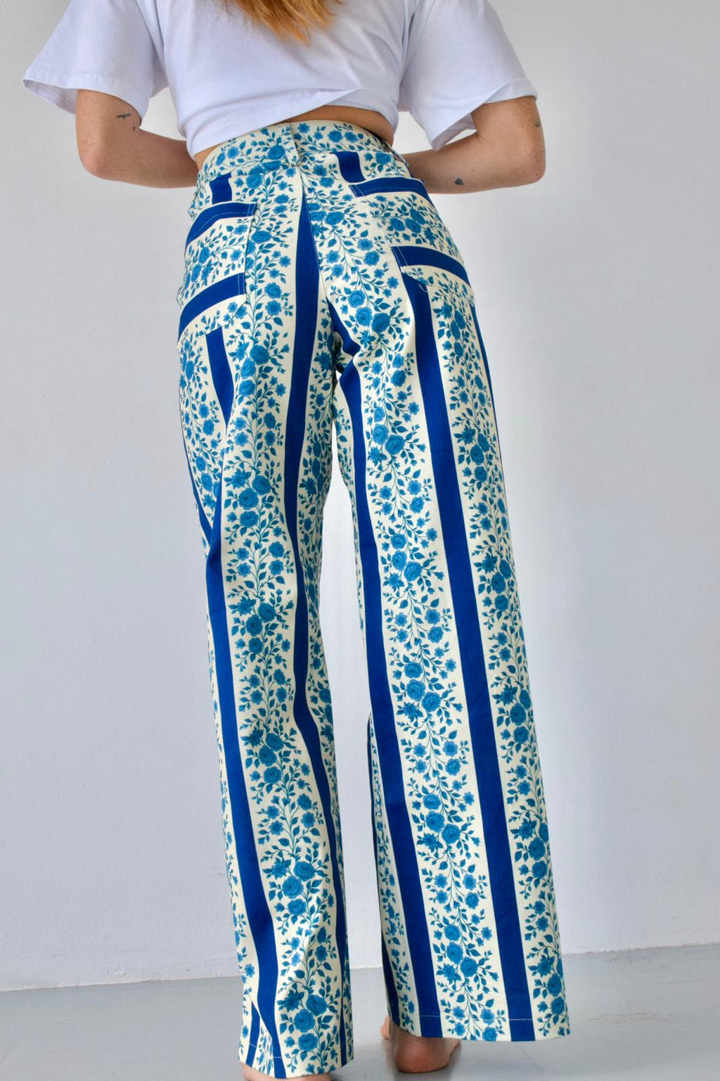 Jean Valeria Fleurs Bleu