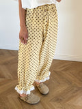 Pantalon Pois Jaune