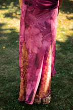 Jupe Jimena Réversible Bougainvillier Et Ocre