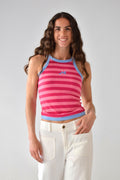 Top Nuri Rose Et Fuchsia