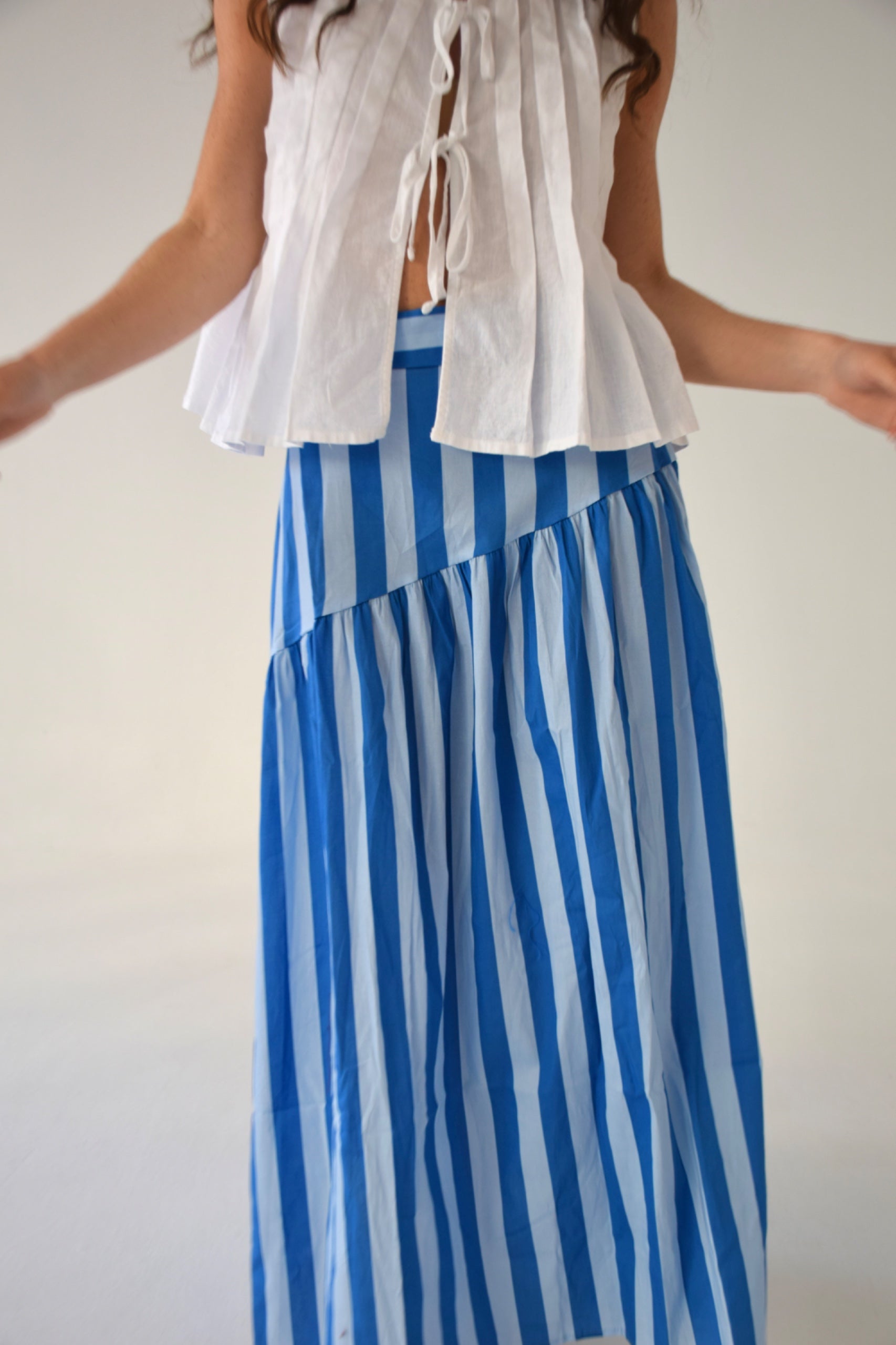 Jupe Beth Rayures Bleu