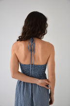 Robe Gina Vichy Marine