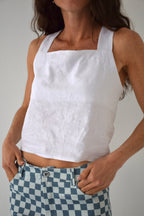 Top Clau Lin Blanc