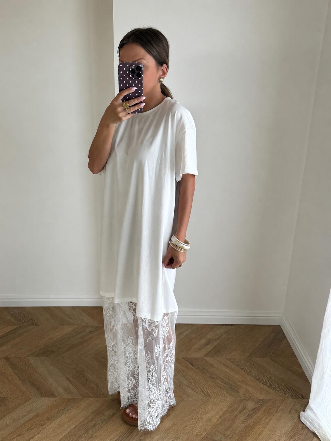 Robe May Blanc