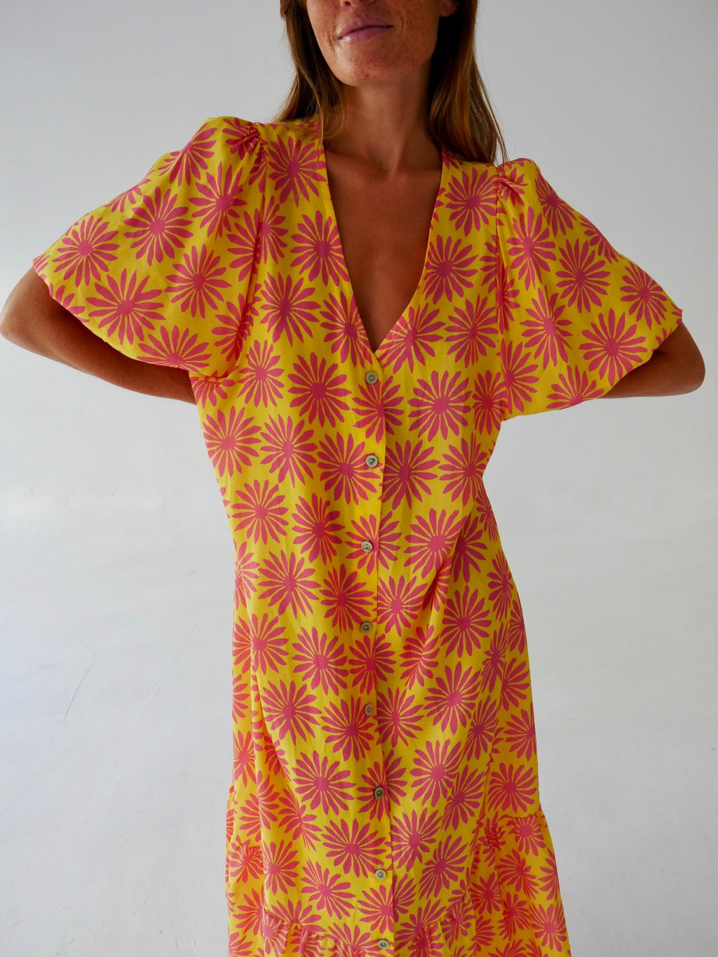 Robe Mica Jaune