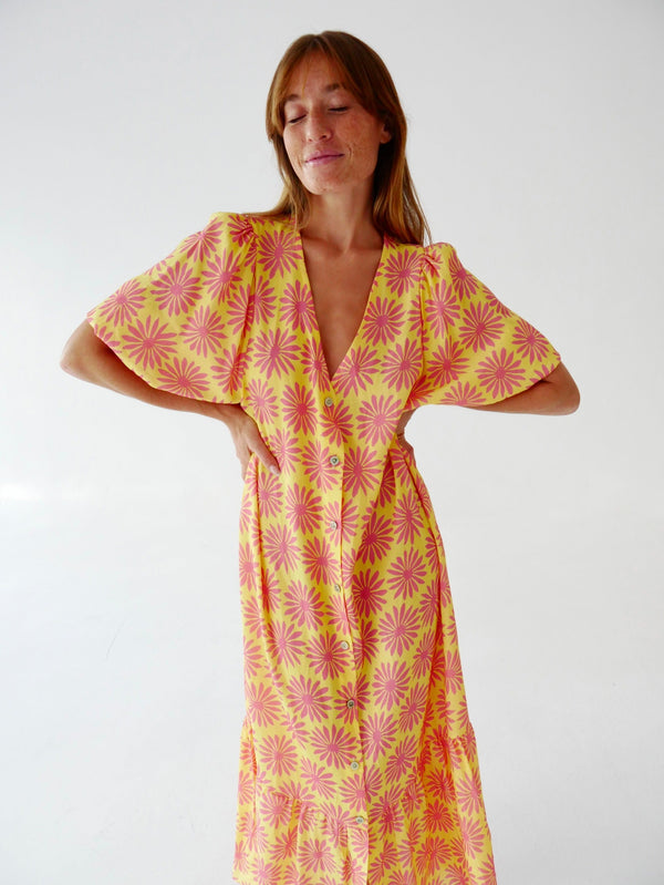 Robe Mica Jaune