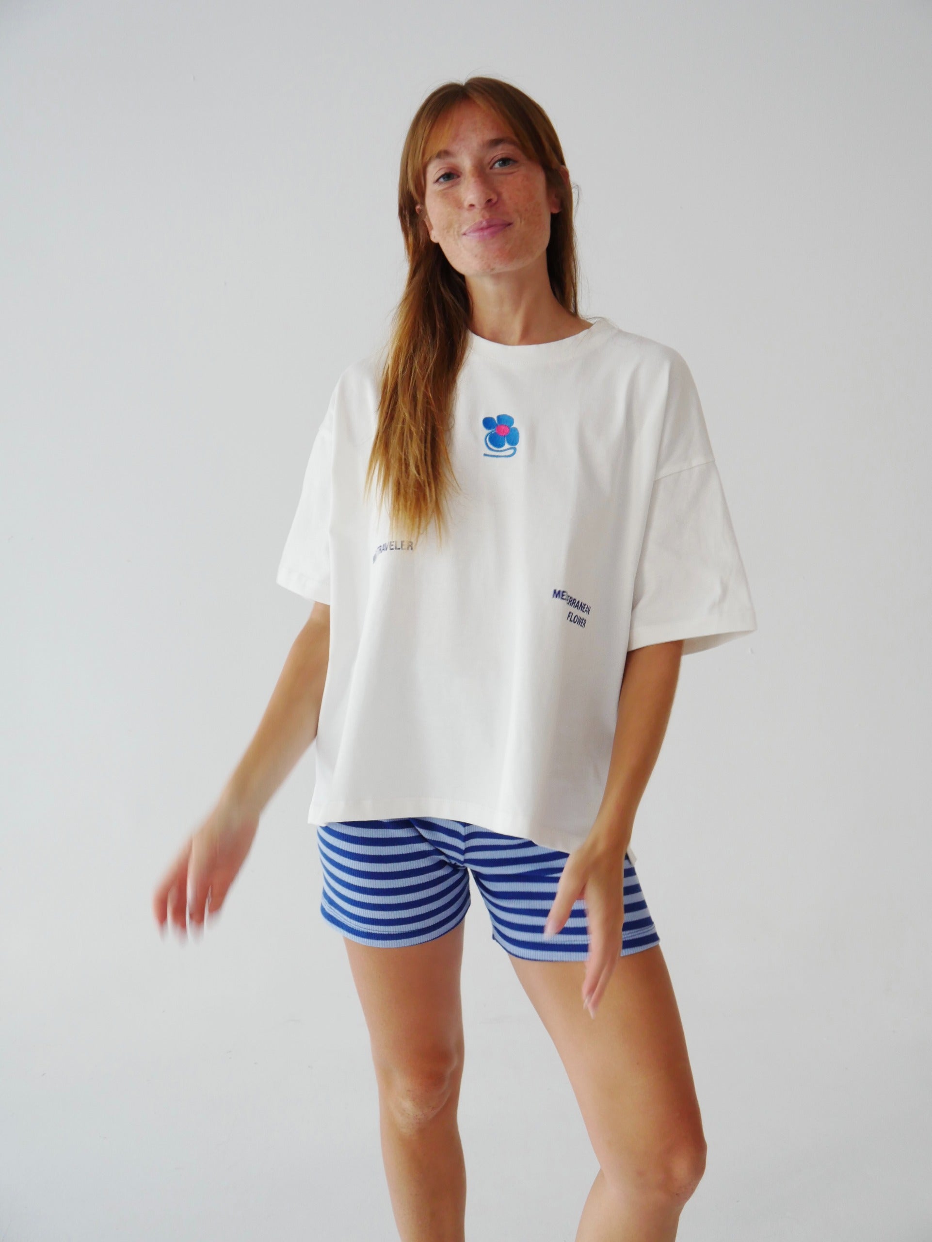 T-Shirt Fleur Méditerranéenne