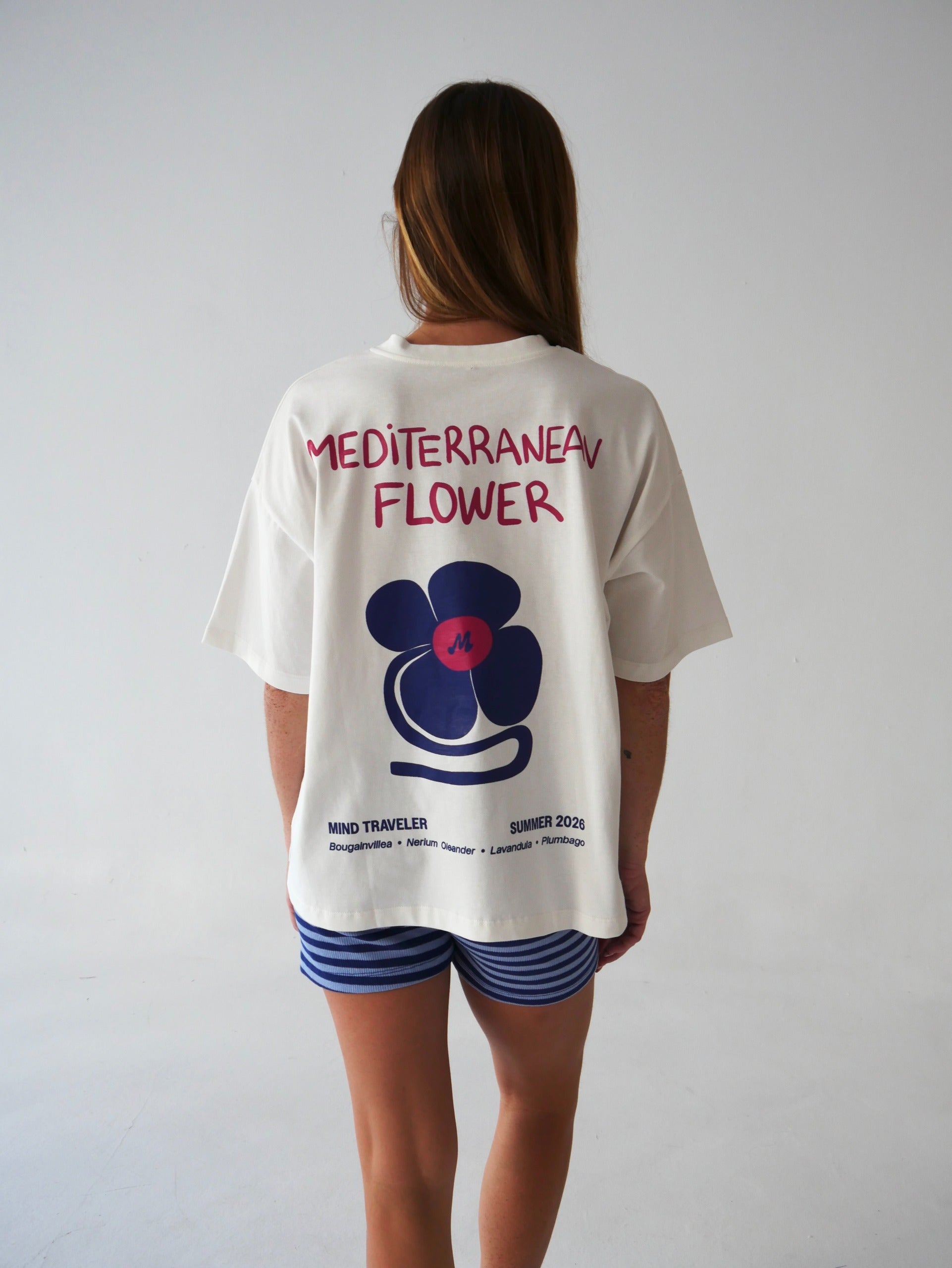 T-Shirt Fleur Méditerranéenne