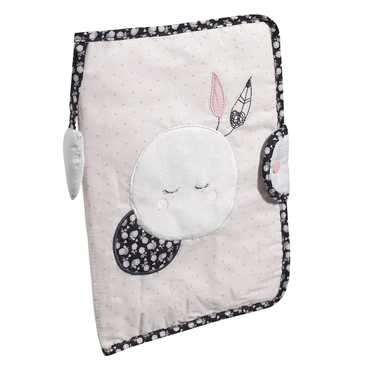 Protège Carnet De Santé En Coton Rose