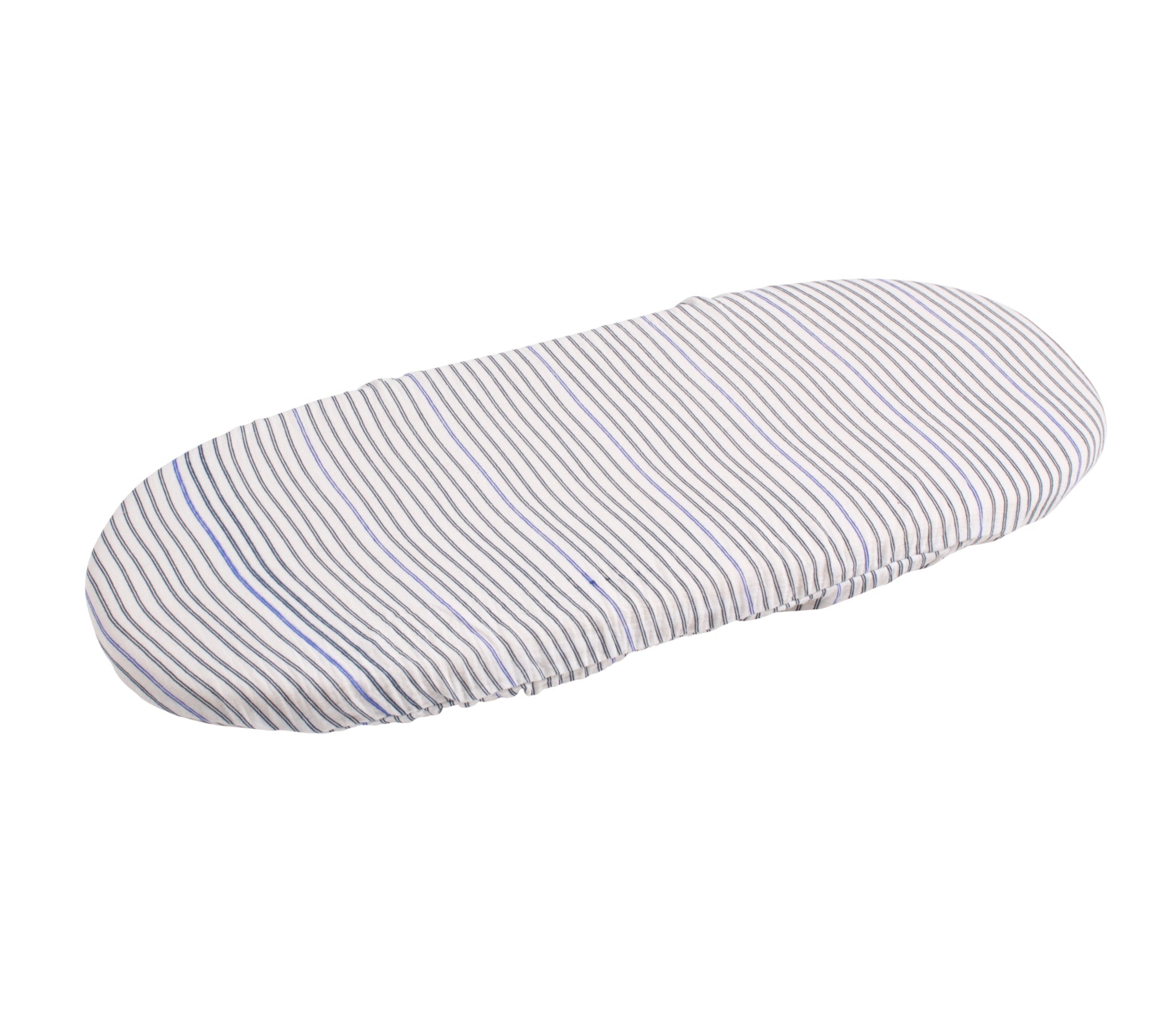Couffin Bébé En Fibres Naturelles Avec Habillage Tissu