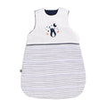 Gigoteuse Bébé Hiver Naissance En Double Gaze De Coton Marinière - Blanc
