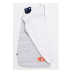 Gigoteuse Bébé Hiver En Double Gaze De Coton Marinière - Blanc