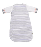 Gigoteuse Bébé Hiver À Manches Amovibles Marinière - Blanc
