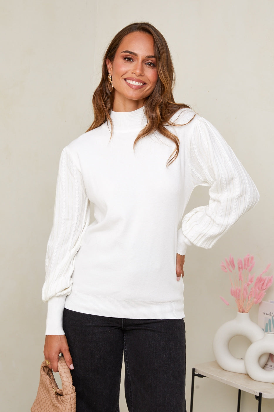 Pull Y730 - Blanc
