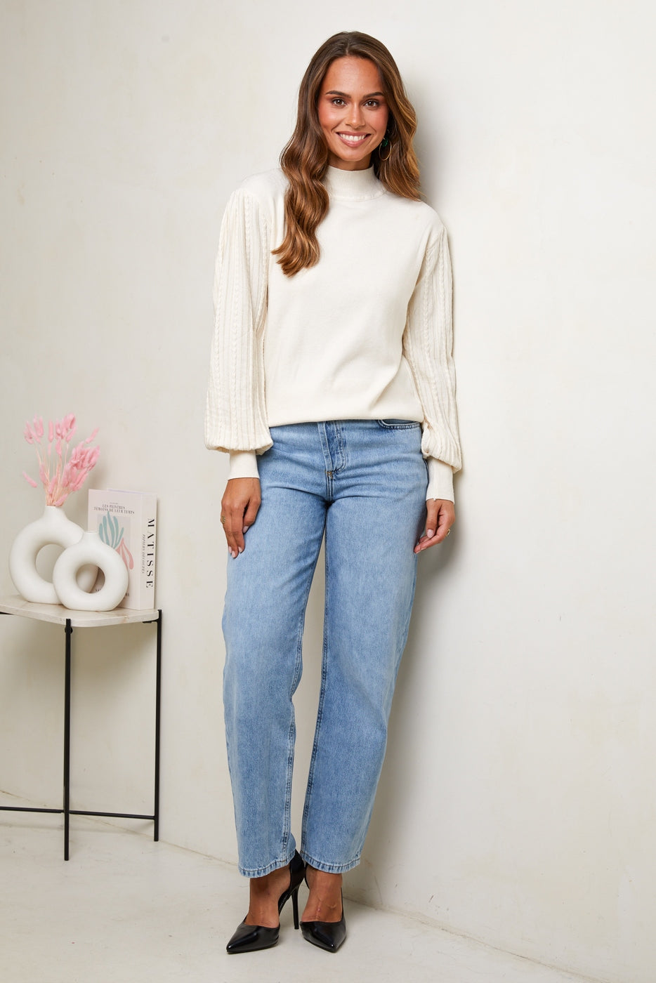 Pull Y730 - Ecru