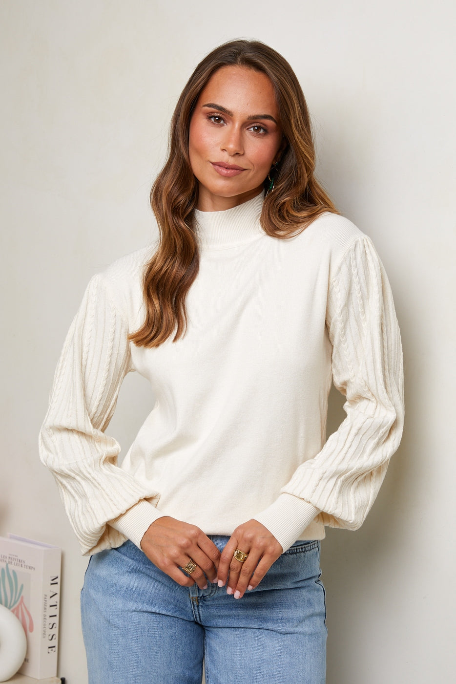 Pull Y730 - Ecru
