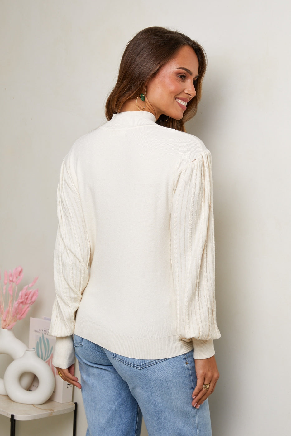 Pull Y730 - Ecru