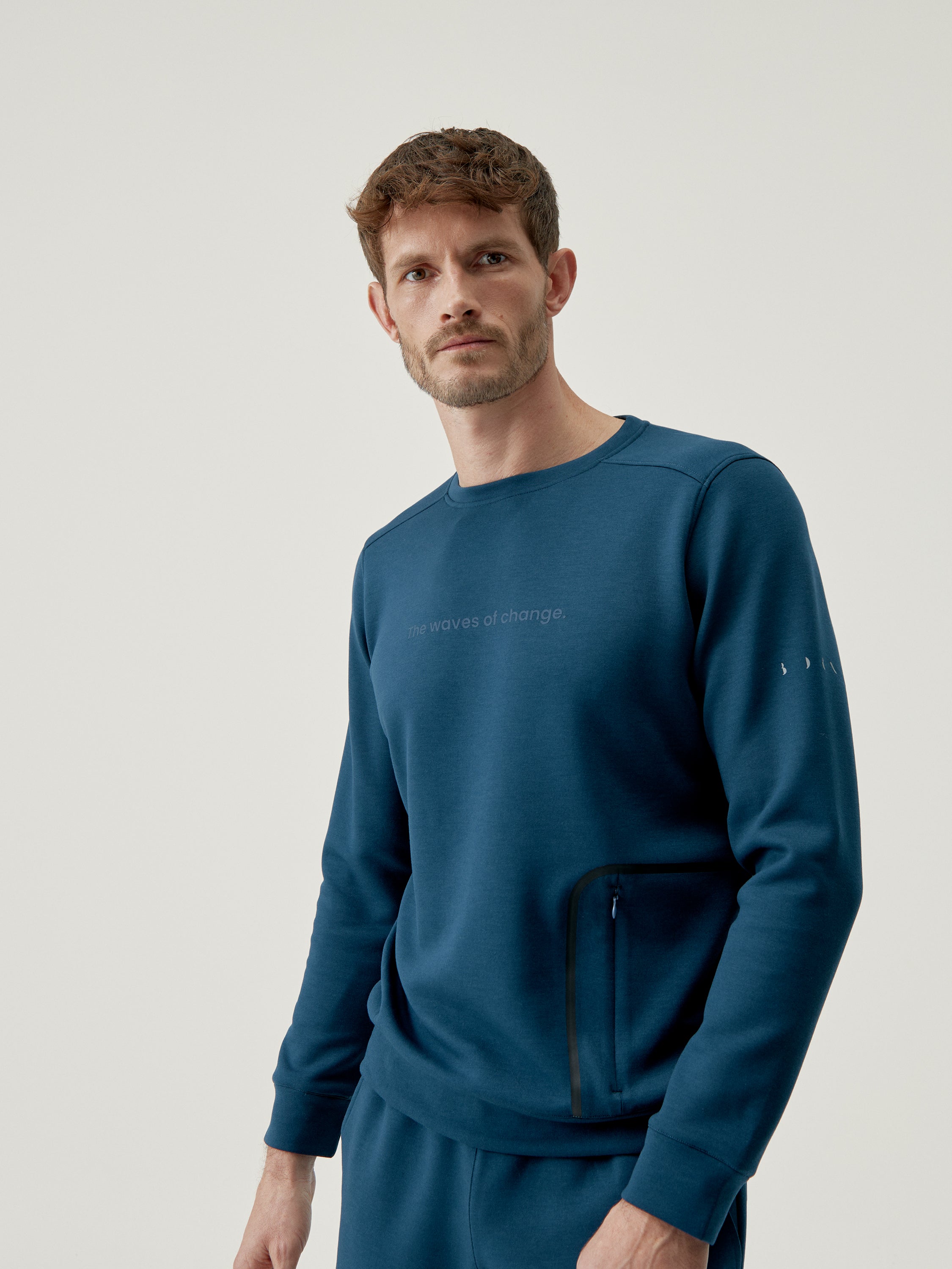 Sweat-Shirt Yangtse - Bleu De La Mer - Homme