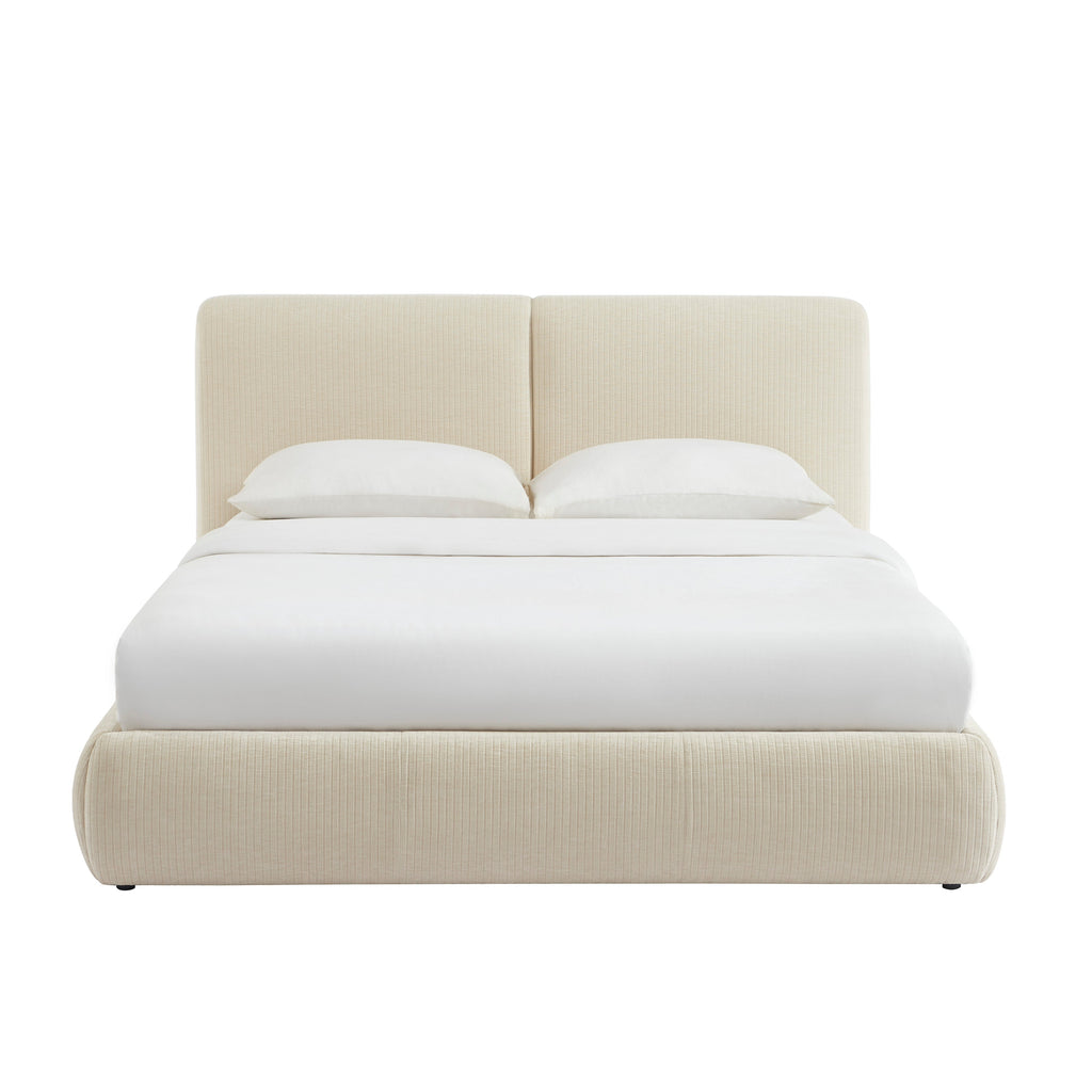 Yoka - Lit - Velours Côtelé - Beige