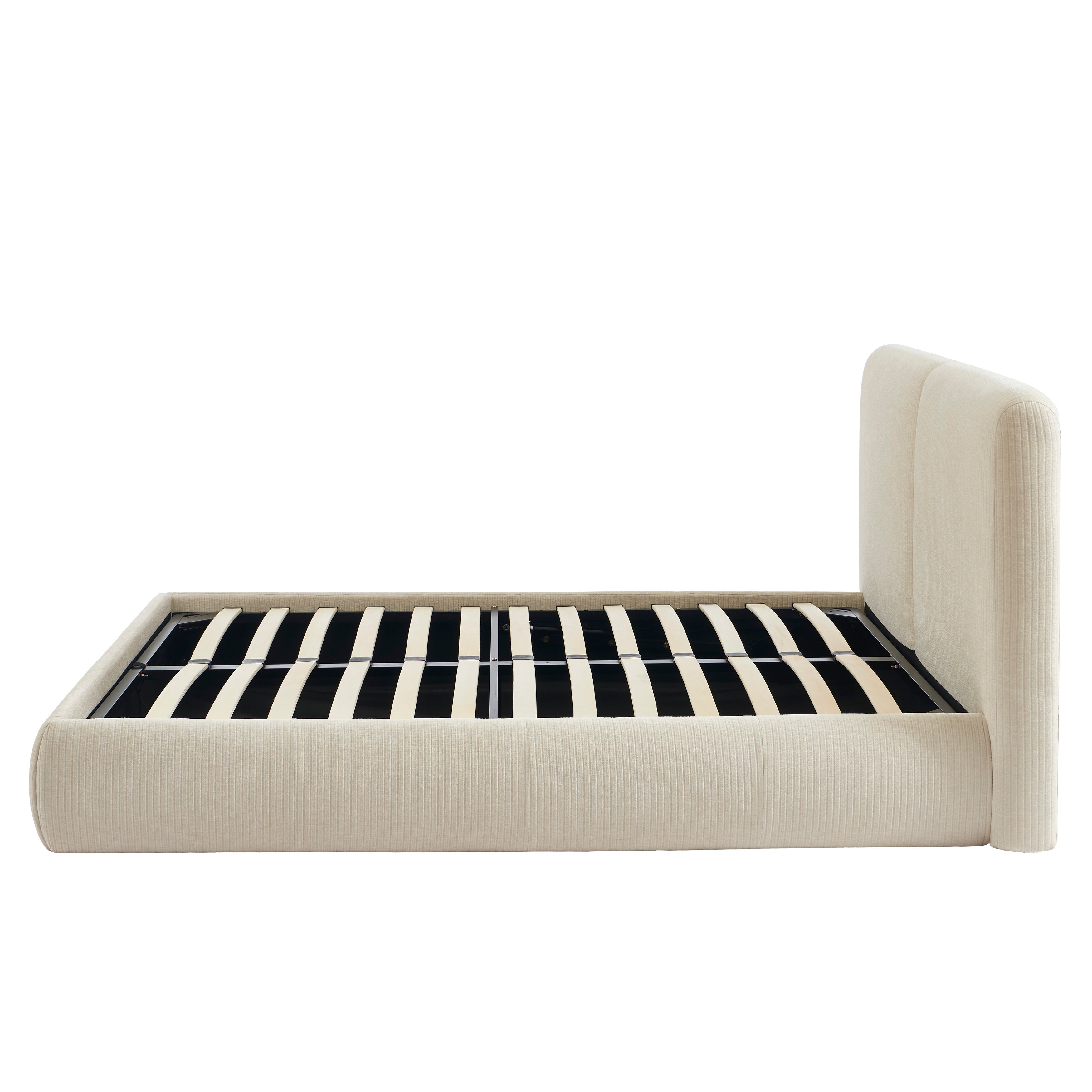 Yoka - Lit - Velours Côtelé - Beige