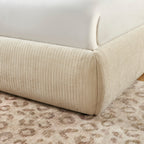 Yoka - Lit - Velours Côtelé - Beige