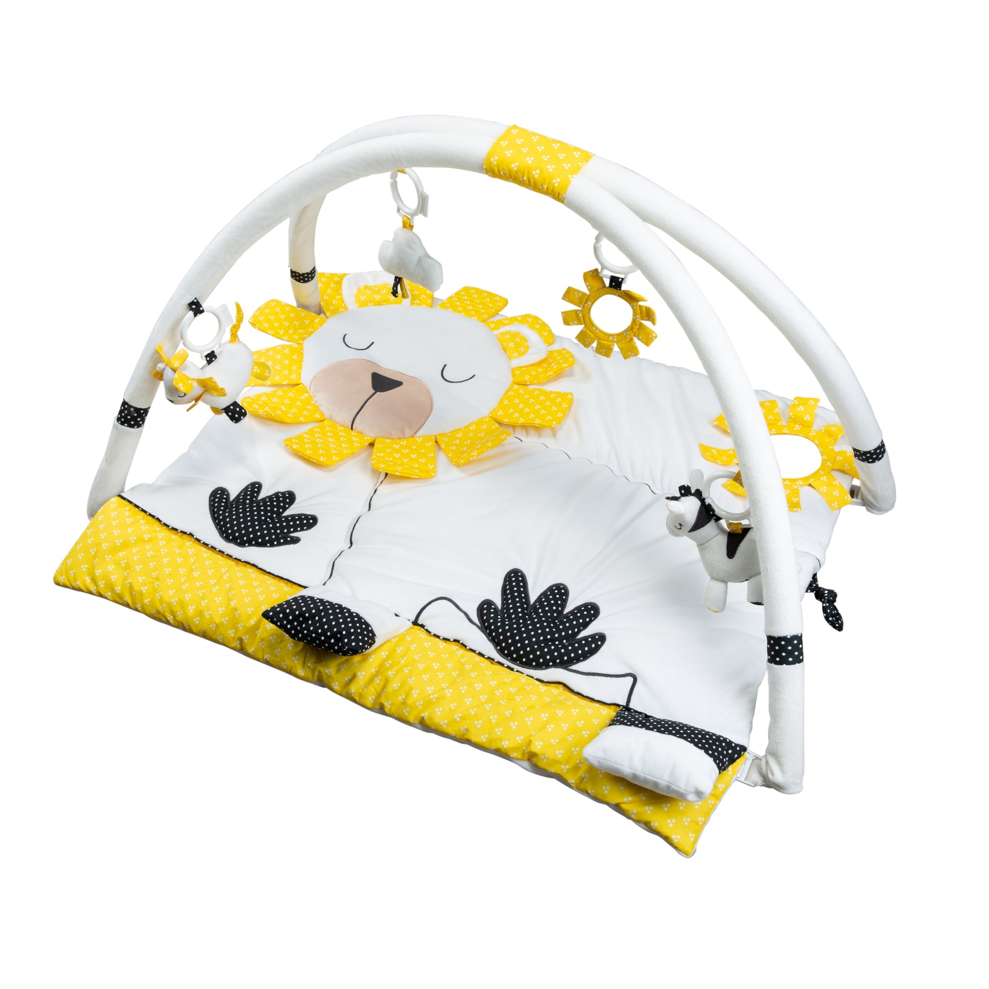 Tapis D'Eveil En Velours Blanc
