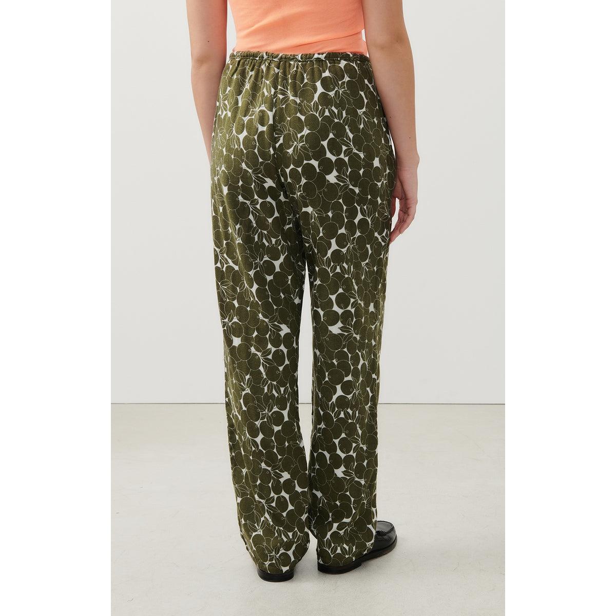 Pantalon Large - Gaby Kaki - Femme