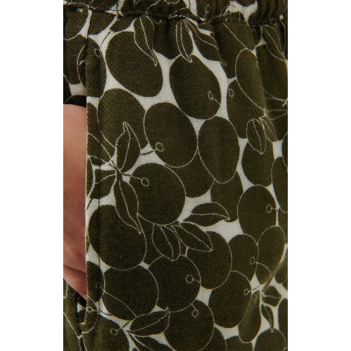 Pantalon Large - Gaby Kaki - Femme