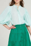 Chemisier Yvonne - Light Aqua