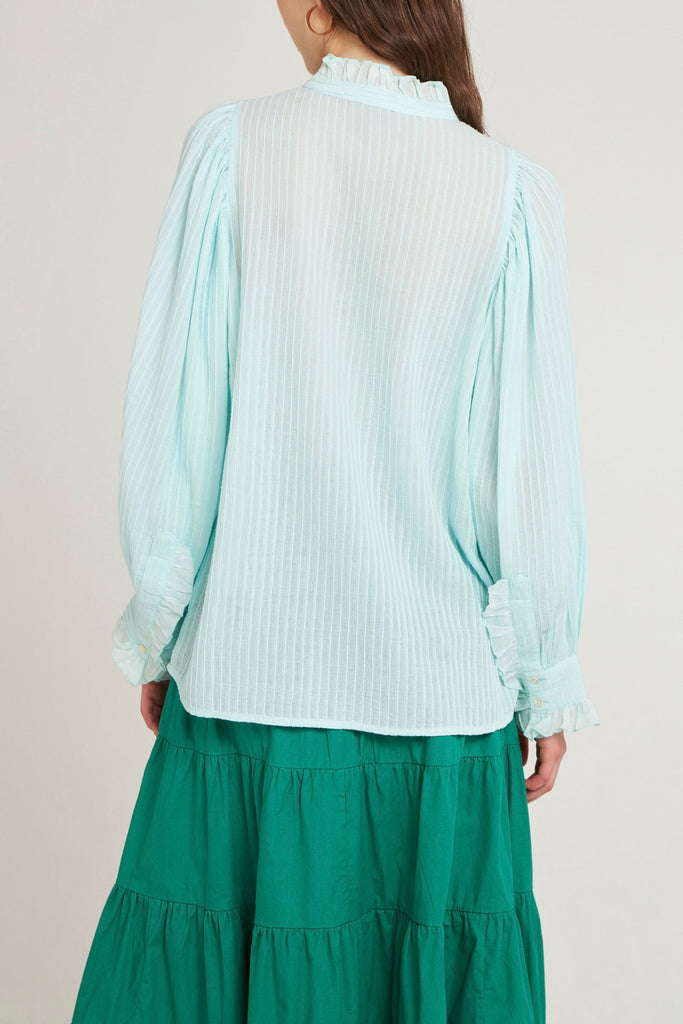 Chemisier Yvonne - Light Aqua