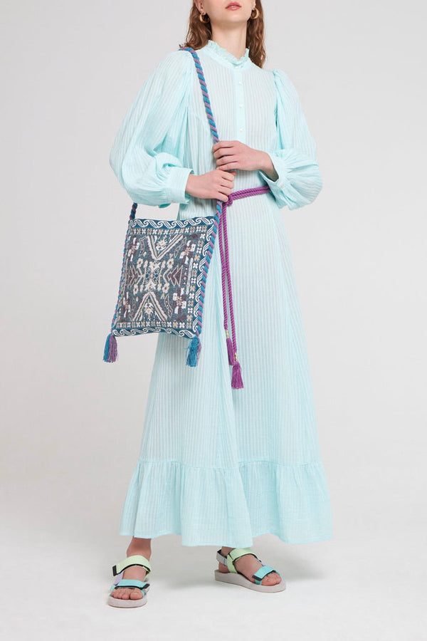 Robe Yvonne - Light Aqua