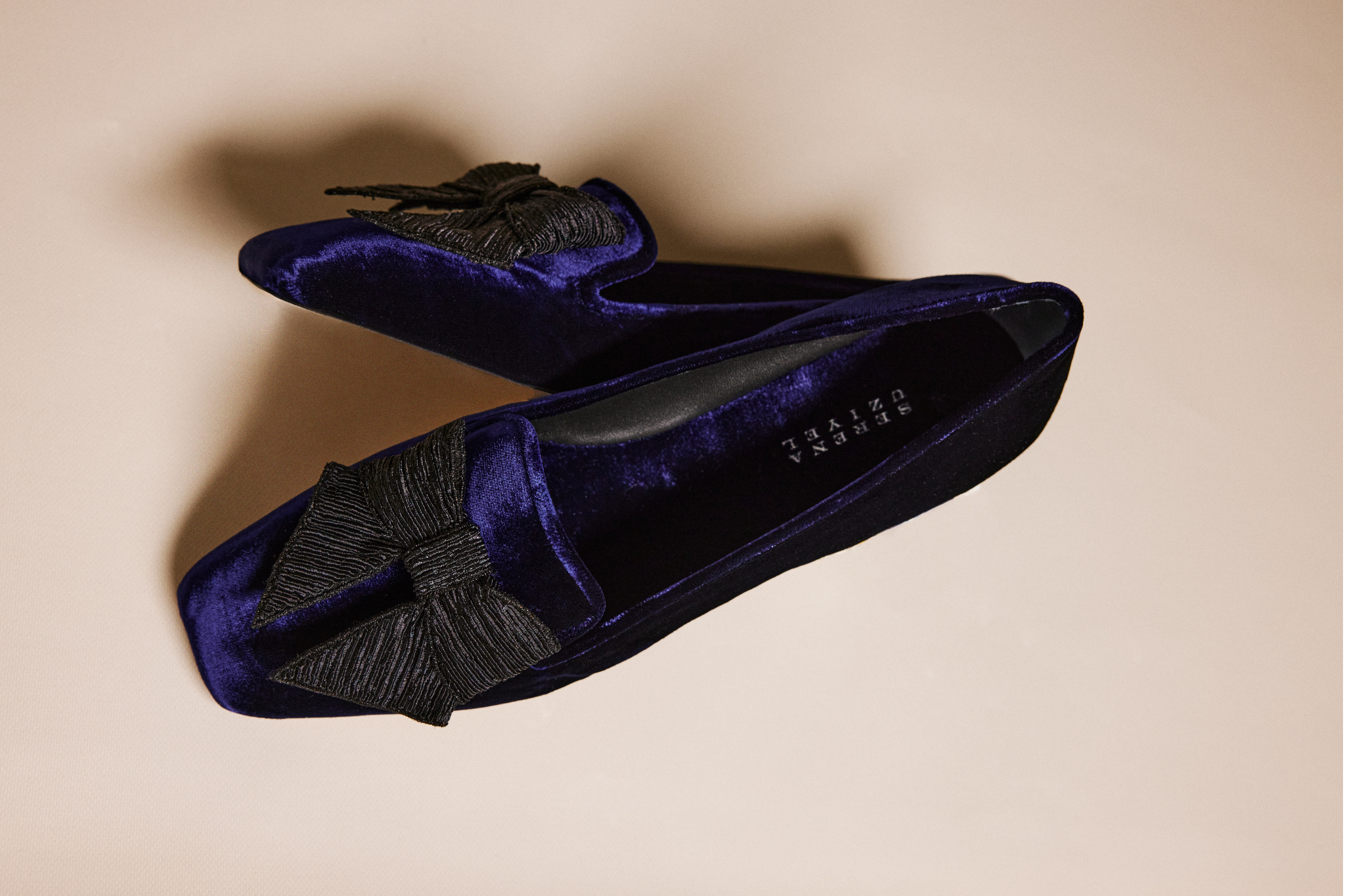 Fiocco Navy Flat Moccasin