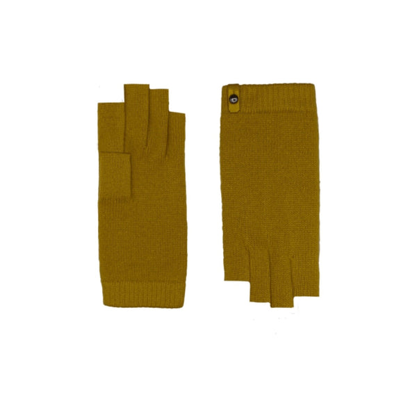Mitaines Zaguio Dc Cachemire - Moutarde - Femme