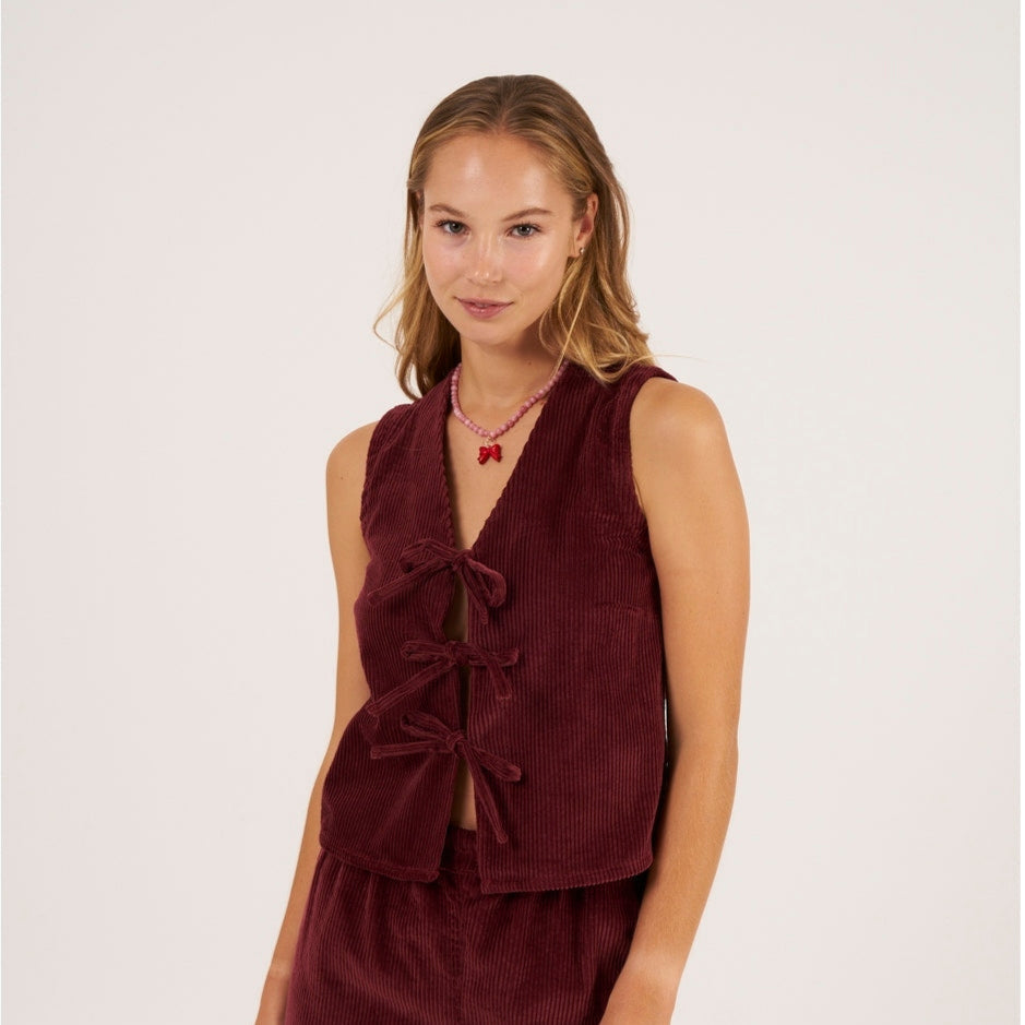 Gilet Zinnia - Bordeaux