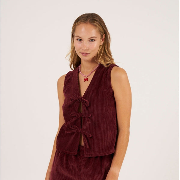 Gilet Zinnia - Bordeaux