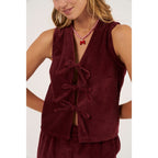 Gilet Zinnia - Bordeaux