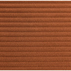 Zola - Canapé D'Angle Convertible Et Réversible 4 Places - Velours Côtelé Terracotta