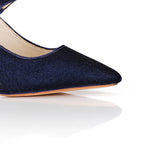 Mules Mary Jane Velvet 75