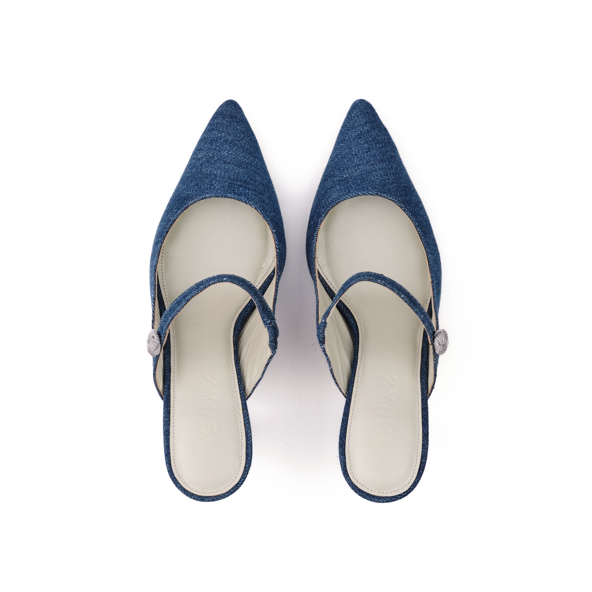 Mules Mary Jane Denim 45
