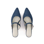 Mules Mary Jane Denim 75