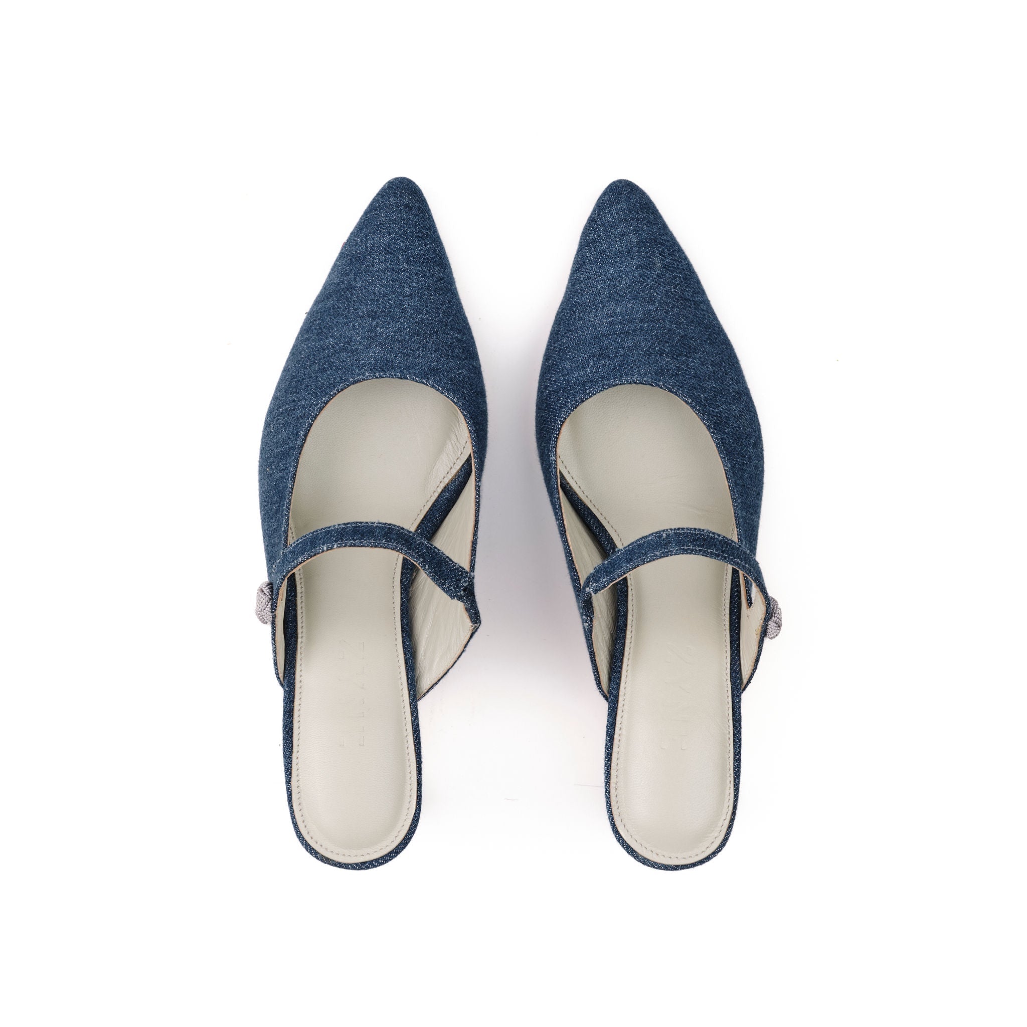Mules Mary Jane Denim 75