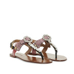 Dolce & Gabbana Leather Sandals - Black - Femme