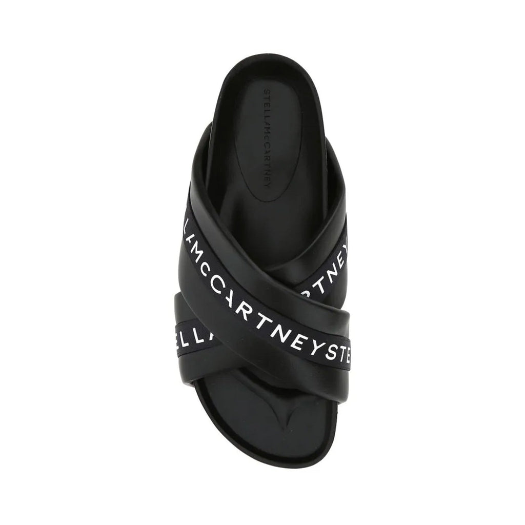 Mules Stella Mccartney Logo - Black - Femme